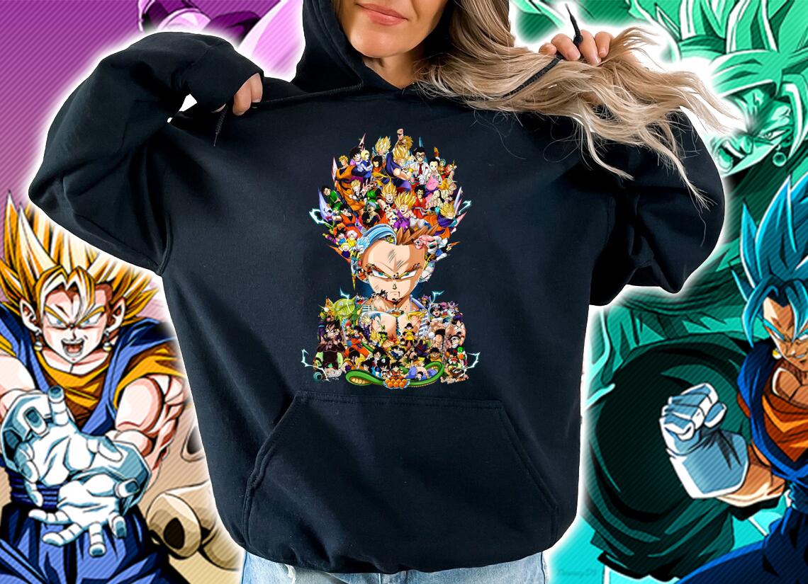 All Characters Anime Inside Son Gohan DBZ Dragon Ball Super Gohan t-shirt hoodie