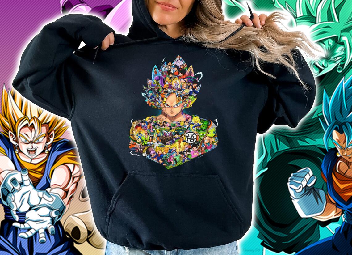 All Characters Inside Son Goku Dragon Ball Z Goku Anime t-shirt hoodie