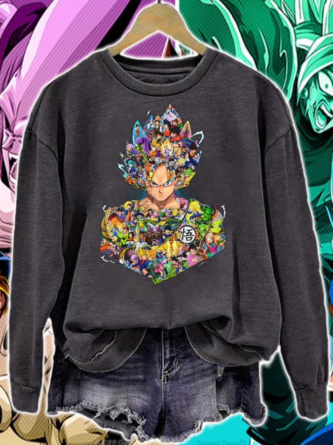 All Characters Inside Son Goku Dragon Ball Z Goku Anime t-shirt sweatshirt