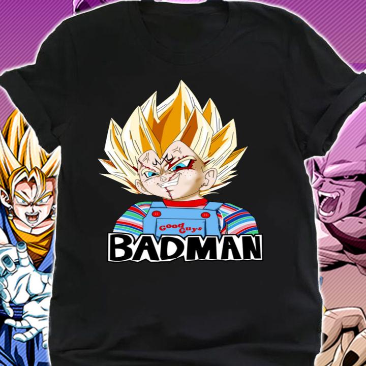 Badman Majin Vegeta Chucky DBZ Dragon Ball Z Saiyan t-shirt