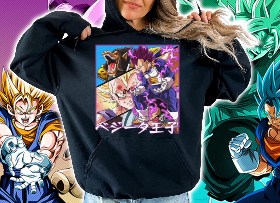 Evolution Vegeta Dragon Ball Majin Vegeta Ultra Ego t-shirt hoodie