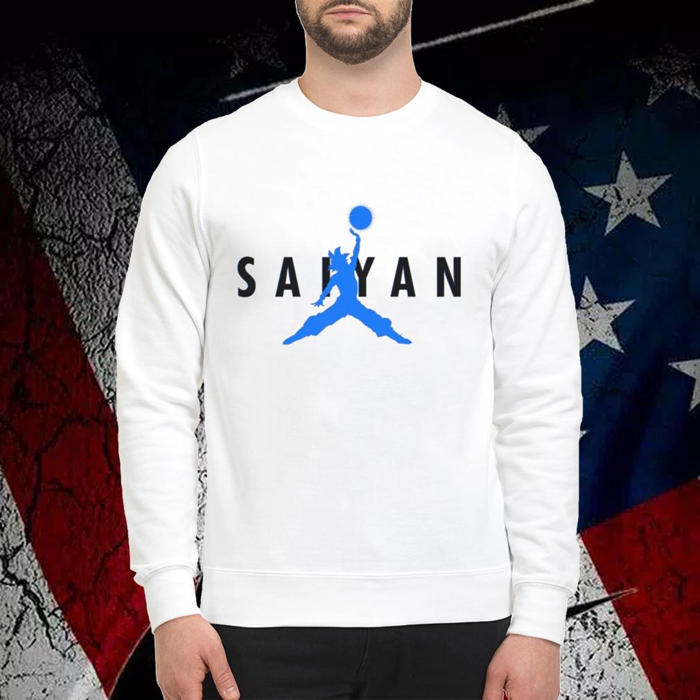 SSJ Blue Goku Jordan Air Goku DBZ Dragon Ball Z Super Saiyan t-shirt sweatshirt