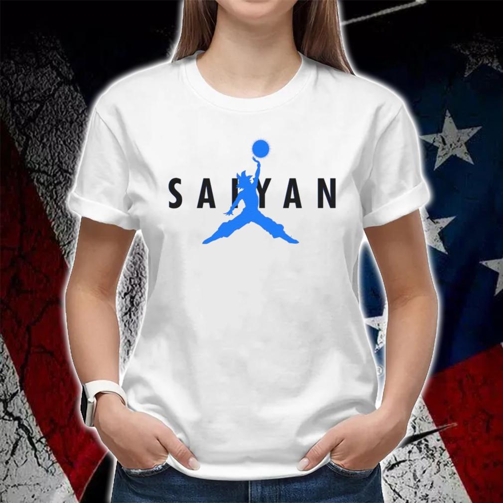 SSJ Blue Goku Jordan Air Goku DBZ Dragon Ball Z Super Saiyan t-shirt woman shirt