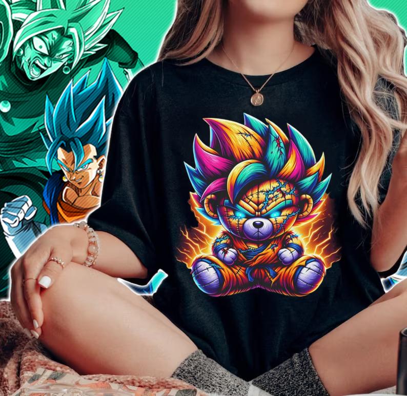 Anime Bear Son Goku Dragon Ball Z t-shirt woman shirt