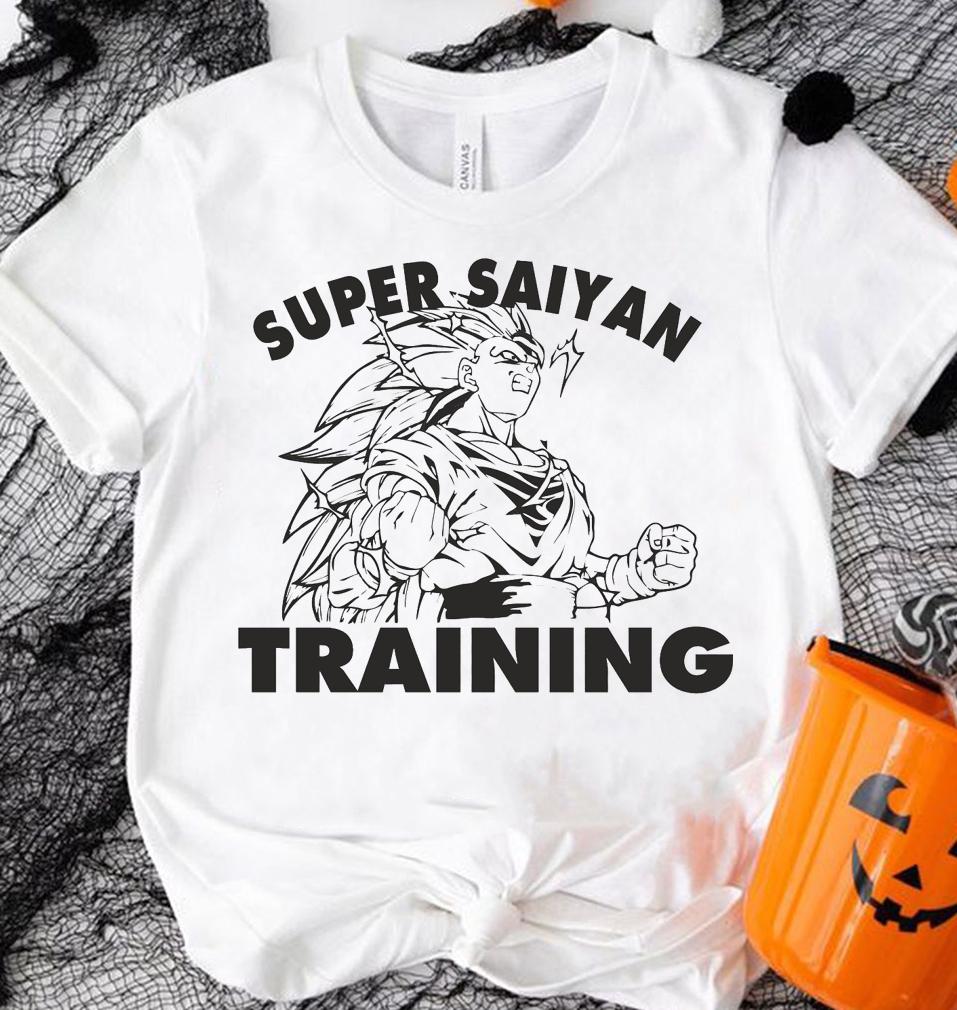 Dragon Ball Z Son Goku Super Saiyan Training Level 3 t-shirt