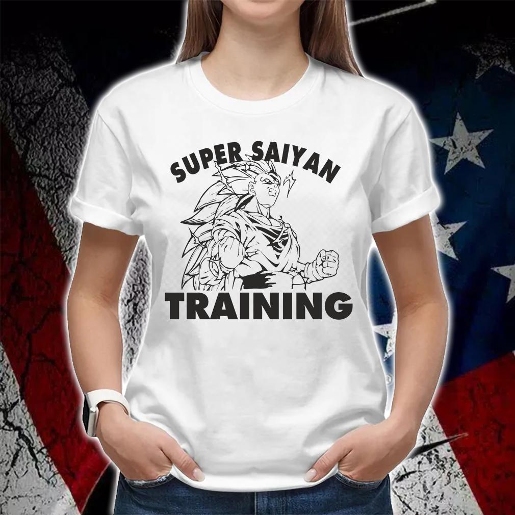 Dragon Ball Z Son Goku Super Saiyan Training Level 3 t-shirt woman shirt