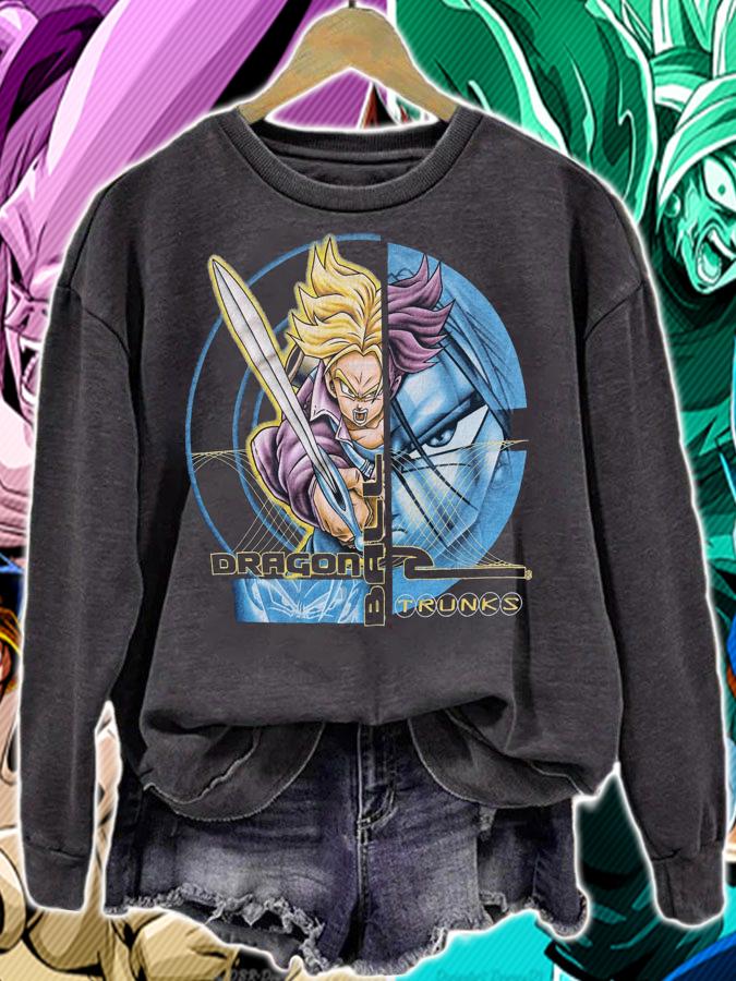 Dragon Ball Z Trunks Vintage DBZ t-shirt sweatshirt