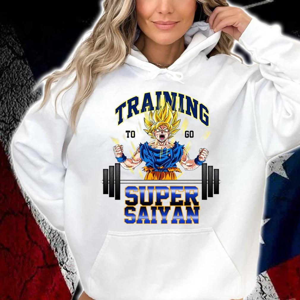 Son Goku Training To Go Super Saiyan Dragon Ball Z t-shirt hoodie