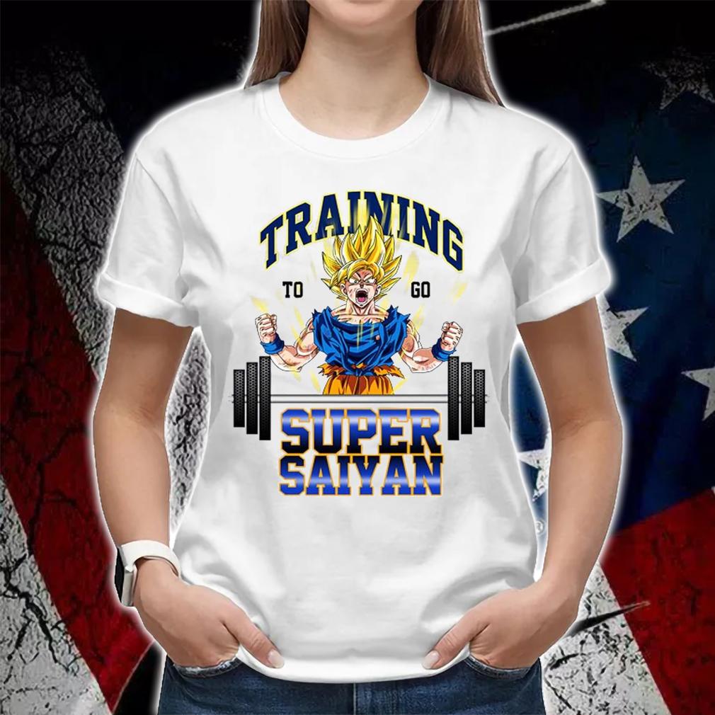 Son Goku Training To Go Super Saiyan Dragon Ball Z t-shirt woman shirt