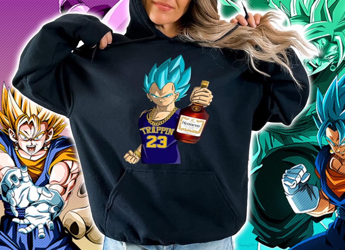 Hennessy Vegeta SSJ Blue DBS Dragon Ball t-shirt hoodie