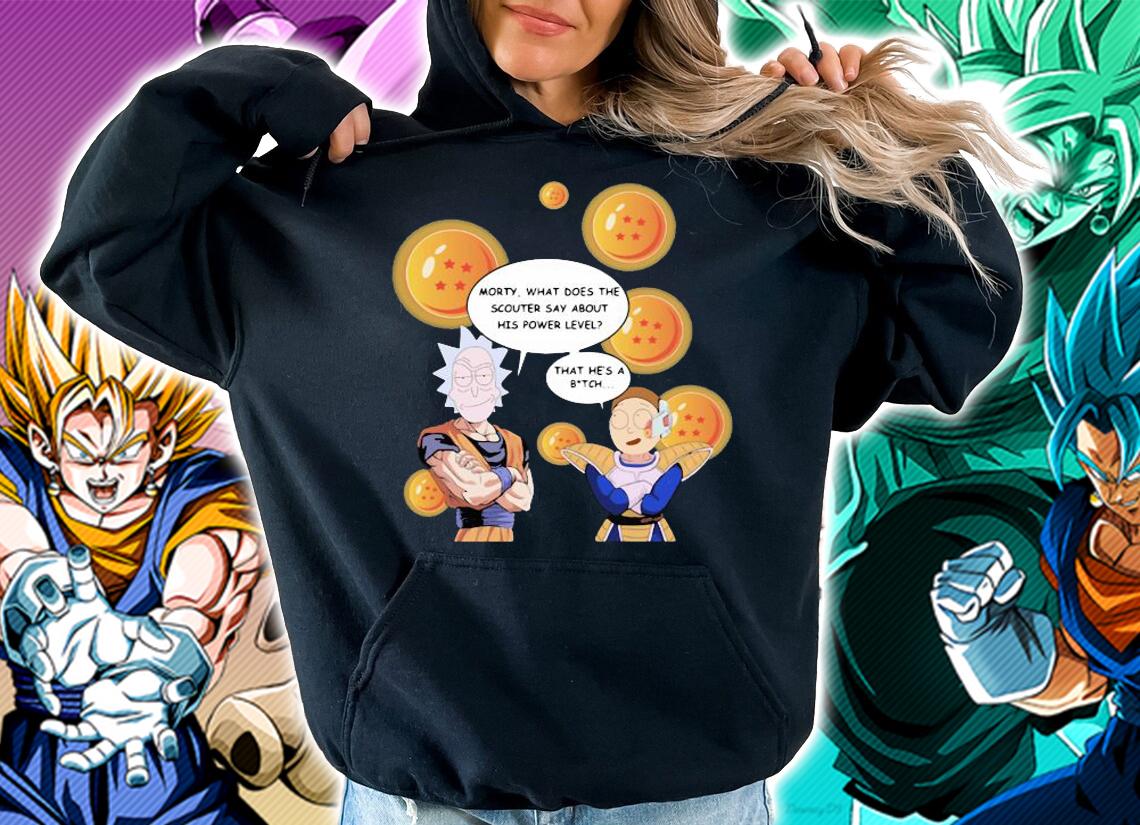 Son Goku Vegeta Rick And Morty Talking Dragon Ball Z t-shirt hoodie