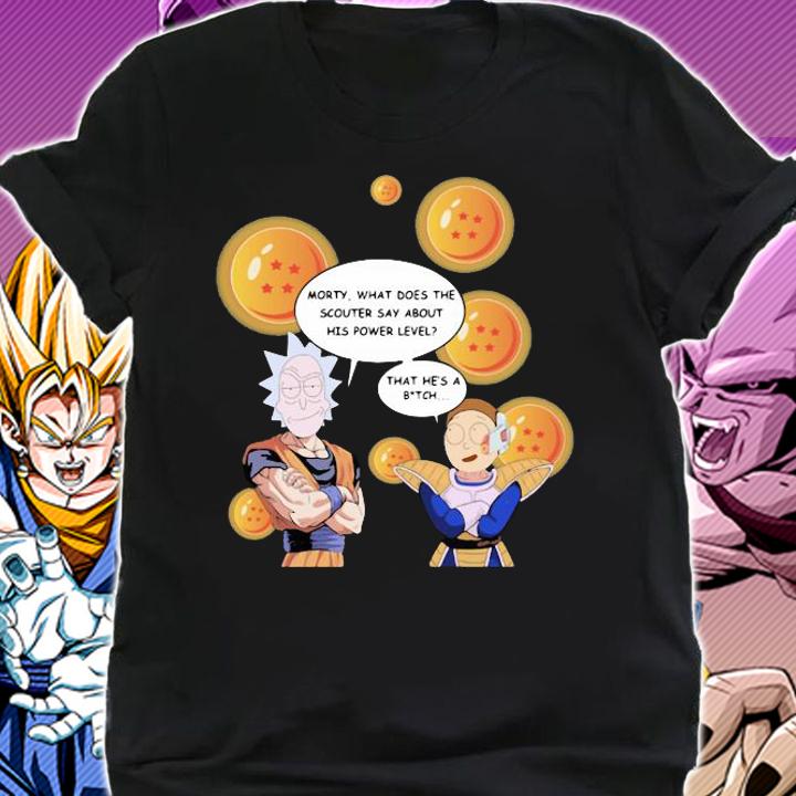 Son Goku Vegeta Rick And Morty Talking Dragon Ball Z t-shirt