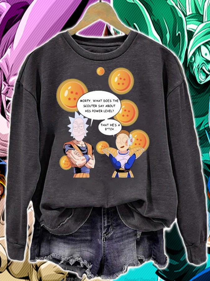 Son Goku Vegeta Rick And Morty Talking Dragon Ball Z t-shirt sweatshirt