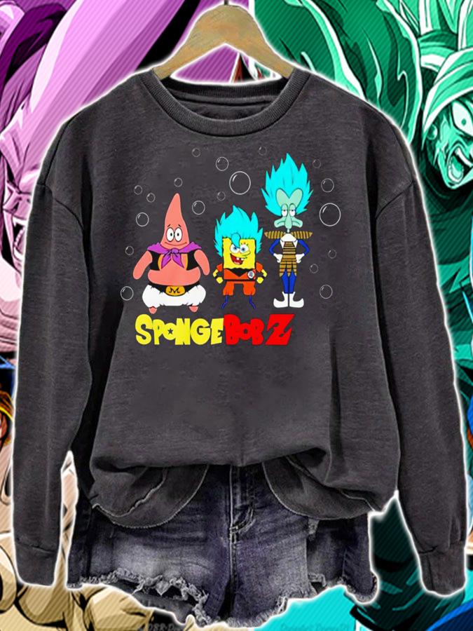 SpongeBob SquarePants Son Goku Vegeta Majin Buu Dragon Ball t-shirt sweatshirt