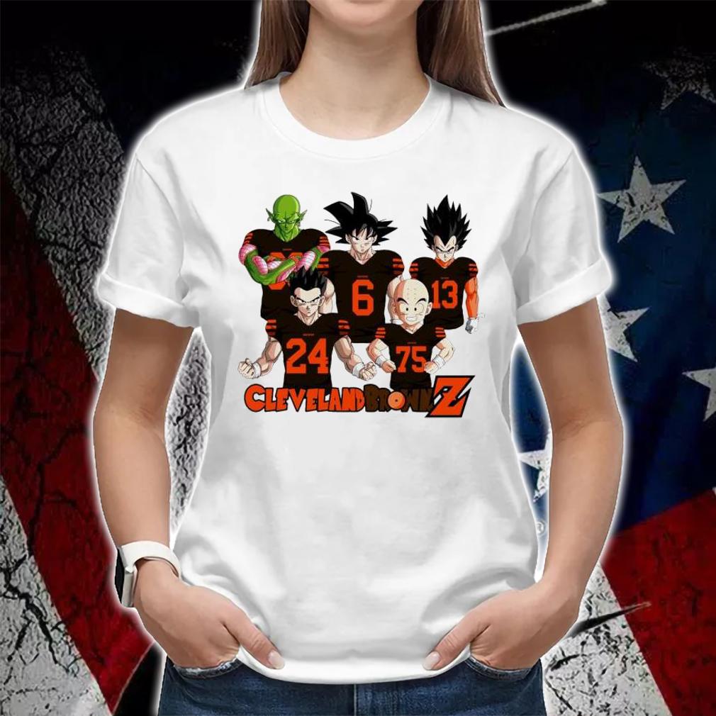 Cleveland Brown Z Son Goku Vegeta Dragon Ball Z Characters T-shirt woman shirt
