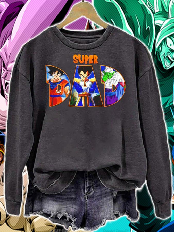 Dragon Ball Z Super Dad Son Goku Vegeta Piccolo Fathers Day T-shirt sweatshirt