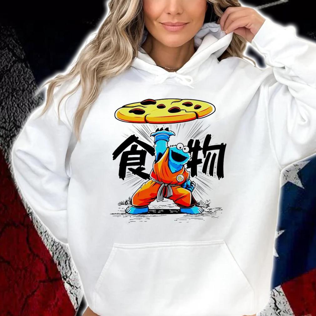 Muppet Krillin Cookie Disc Dragon Ball Z Sesame Street T-shirt hoodie