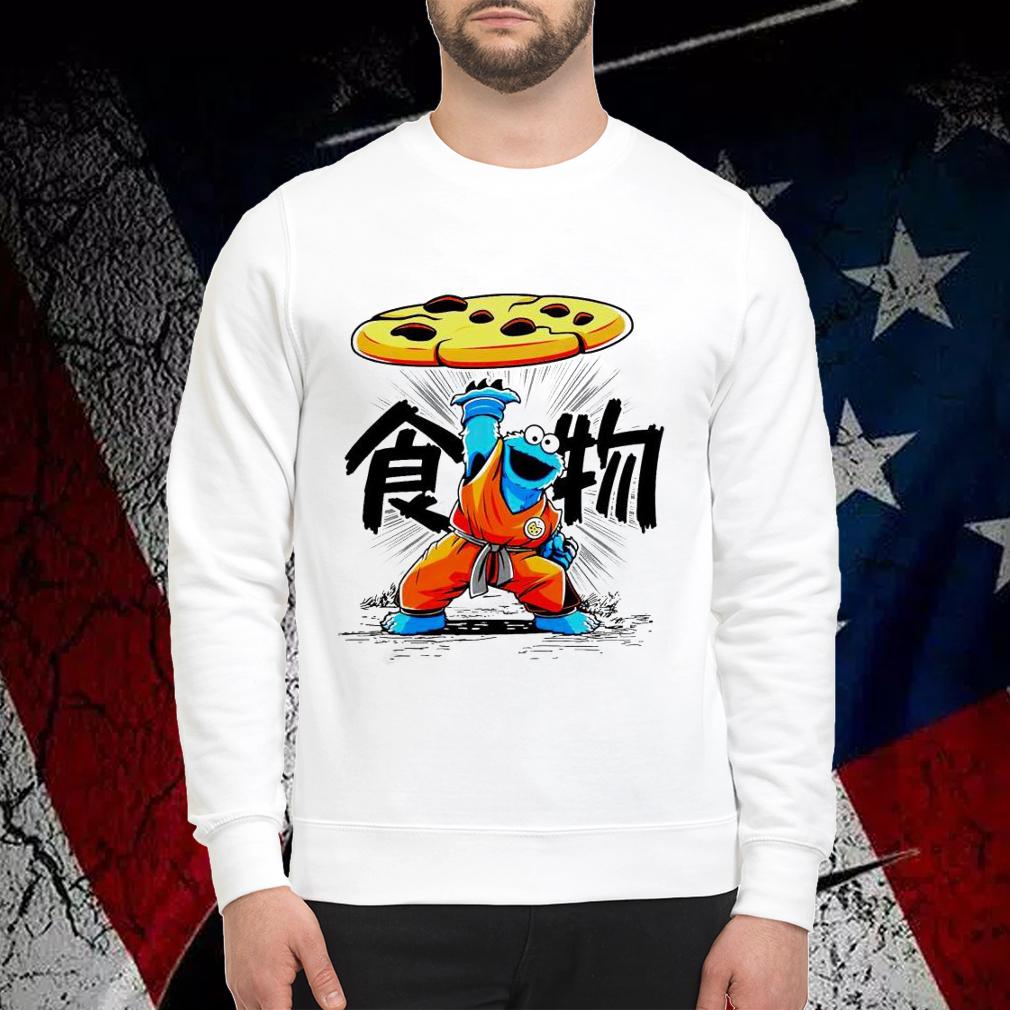 Muppet Krillin Cookie Disc Dragon Ball Z Sesame Street T-shirt sweatshirt
