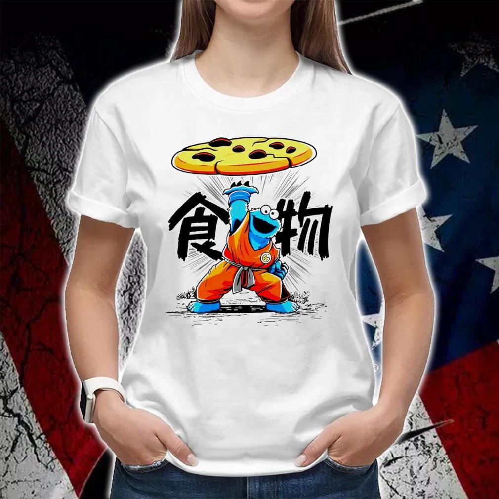 Muppet Krillin Cookie Disc Dragon Ball Z Sesame Street T-shirt woman shirt