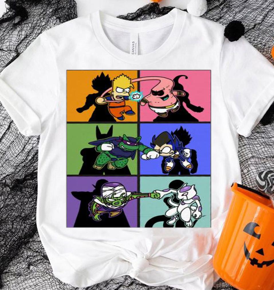 The Simpsons Dragon Ball Z T-shirt