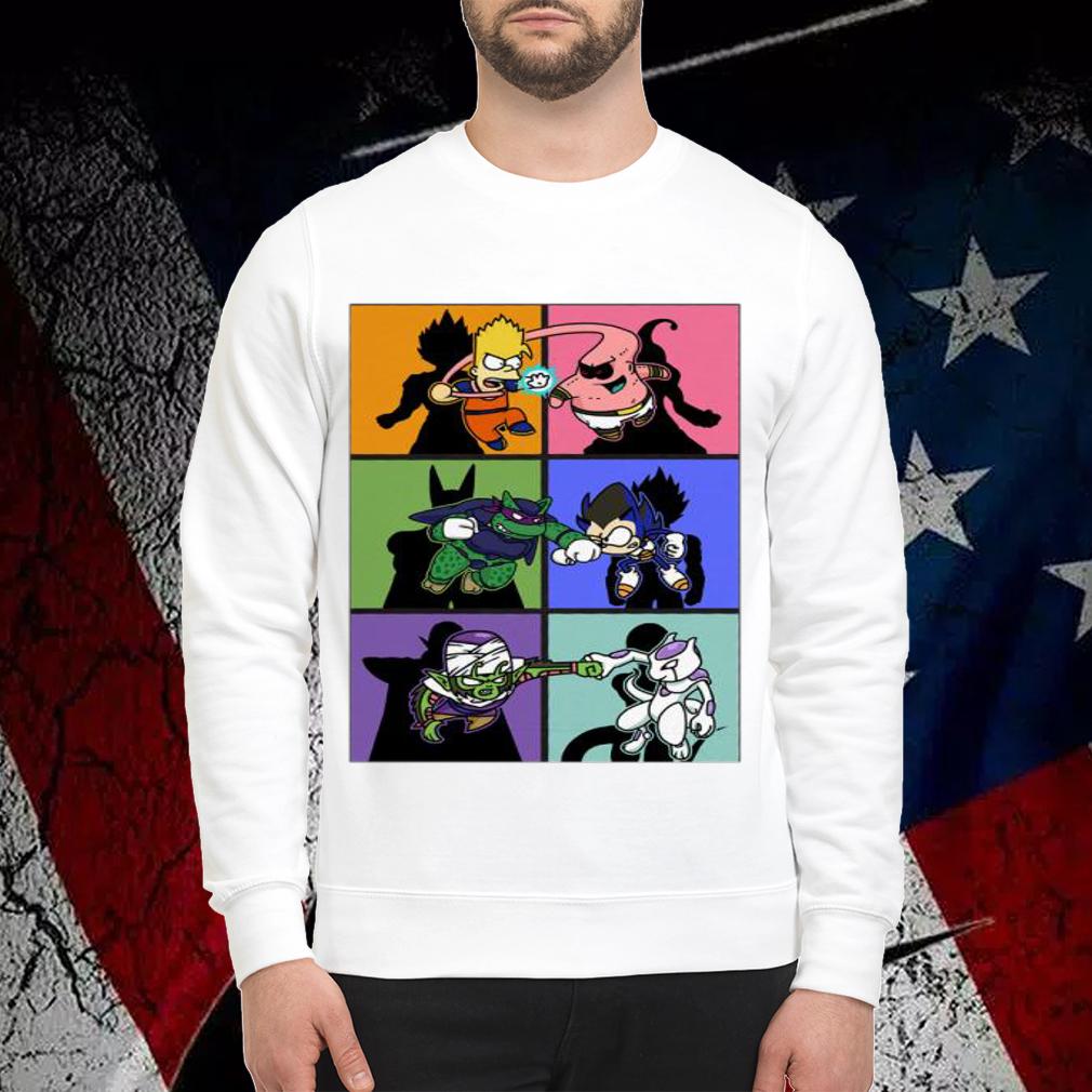 The Simpsons Dragon Ball Z T-shirt sweatshirt