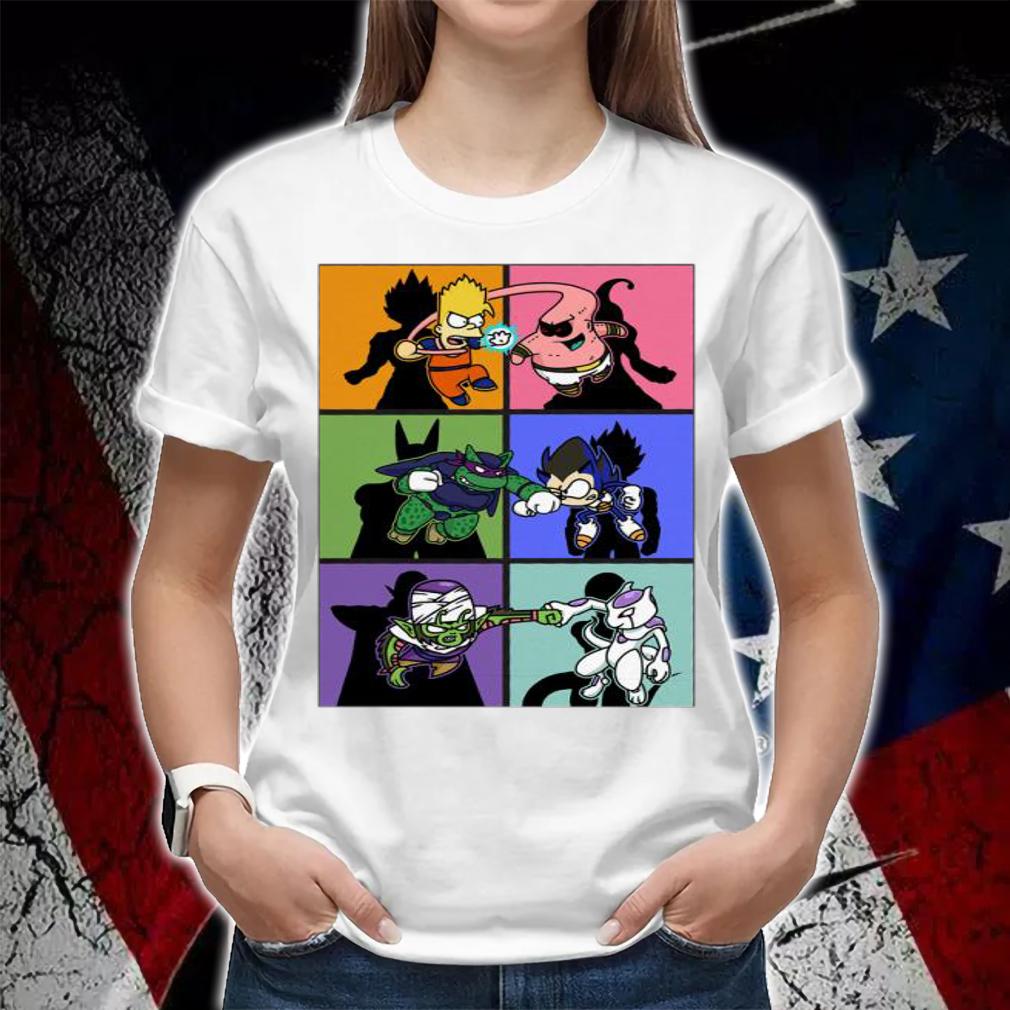 The Simpsons Dragon Ball Z T-shirt woman shirt