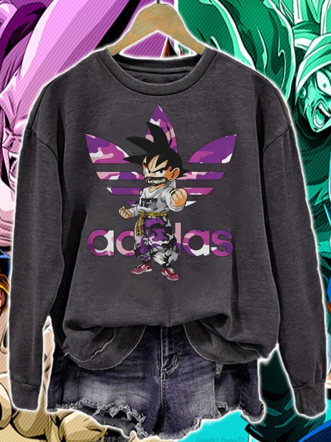 Dragon Ball Z Kid Son Goku Adidas Logo Shirt sweatshirt