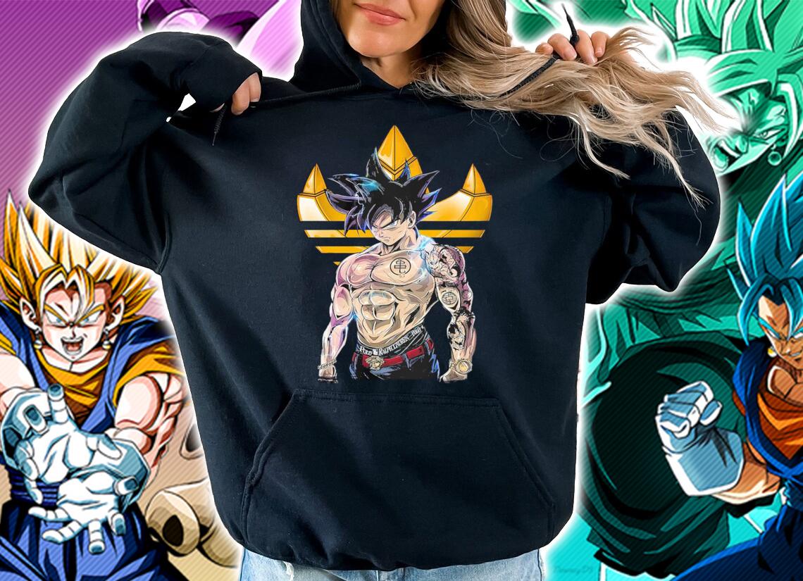 Adidas Son Goku Tattoo Dragon Ball T-shirt hoodie