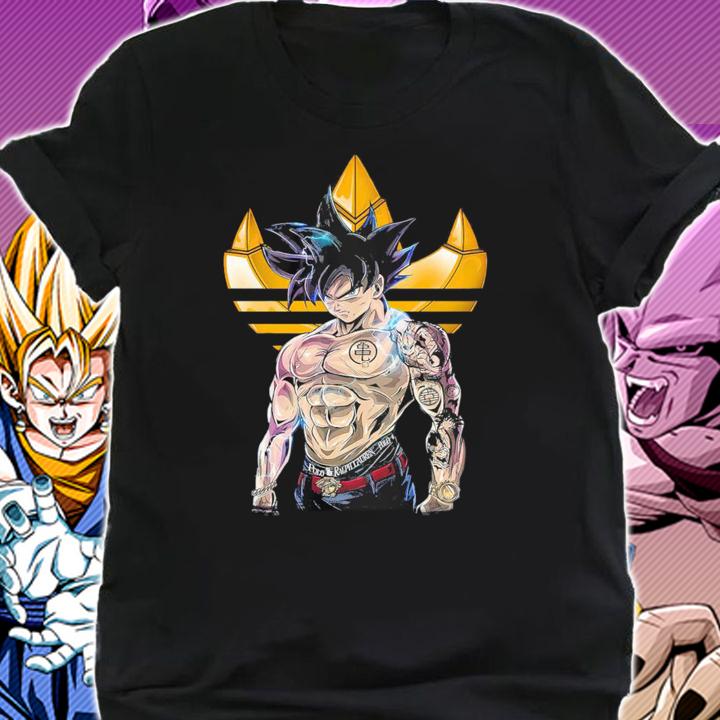 Adidas Son Goku Tattoo Dragon Ball T-shirt