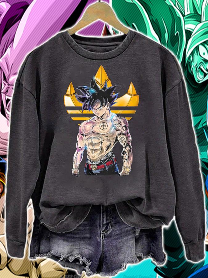 Adidas Son Goku Tattoo Dragon Ball T-shirt sweatshirt