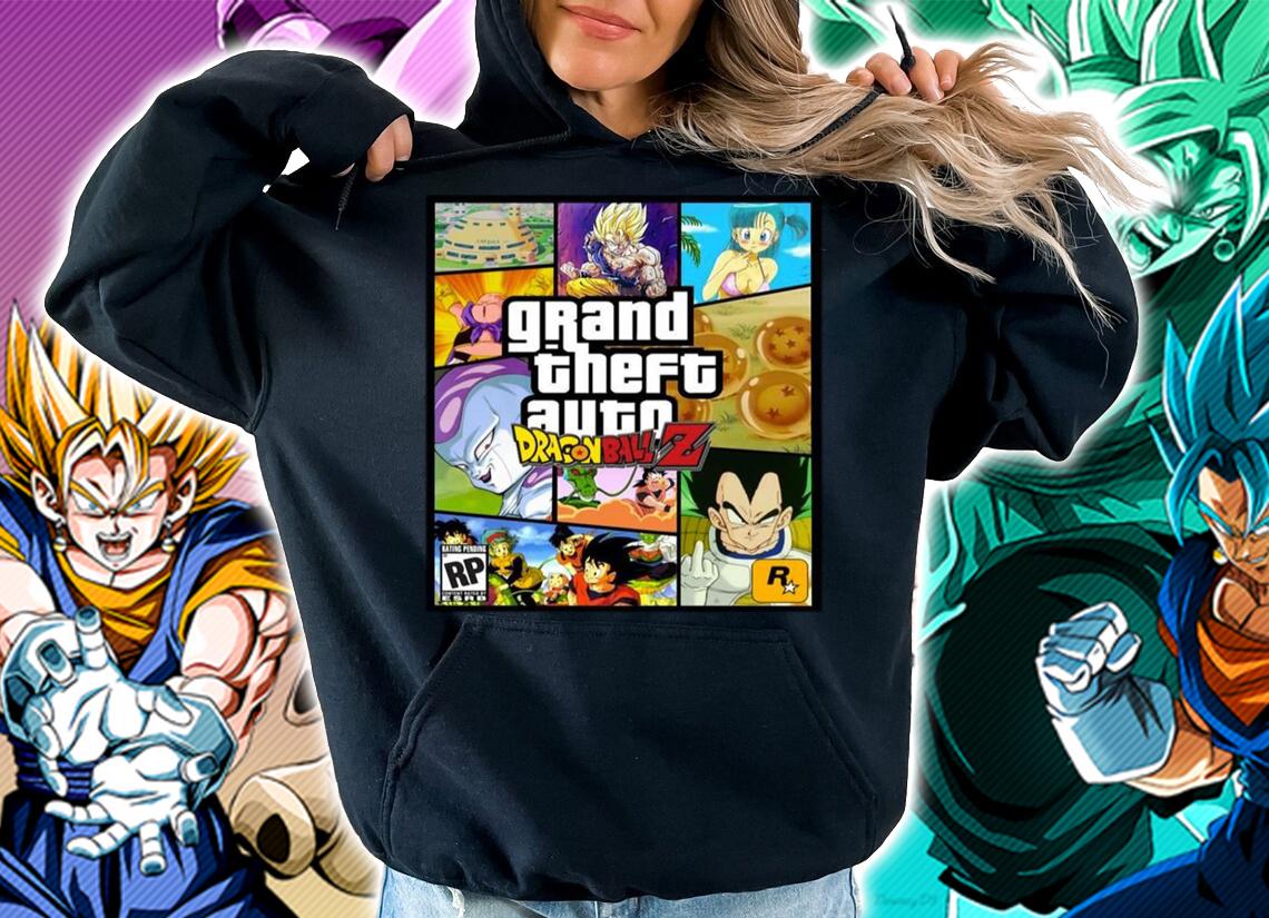 Grand Theft Auto GTA Dragon Ball Z t-shirt hoodie
