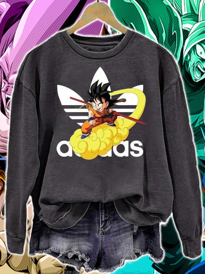Logo adidas Kid Son Goku Dragon Ball Z t-shirt sweatshirt