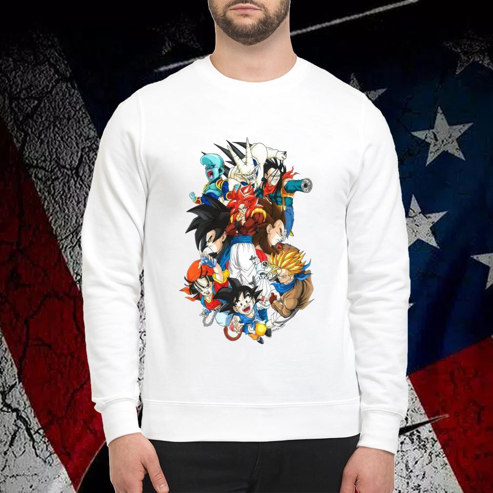 Team Dragon Ball GT Characters t-shirt sweatshirt