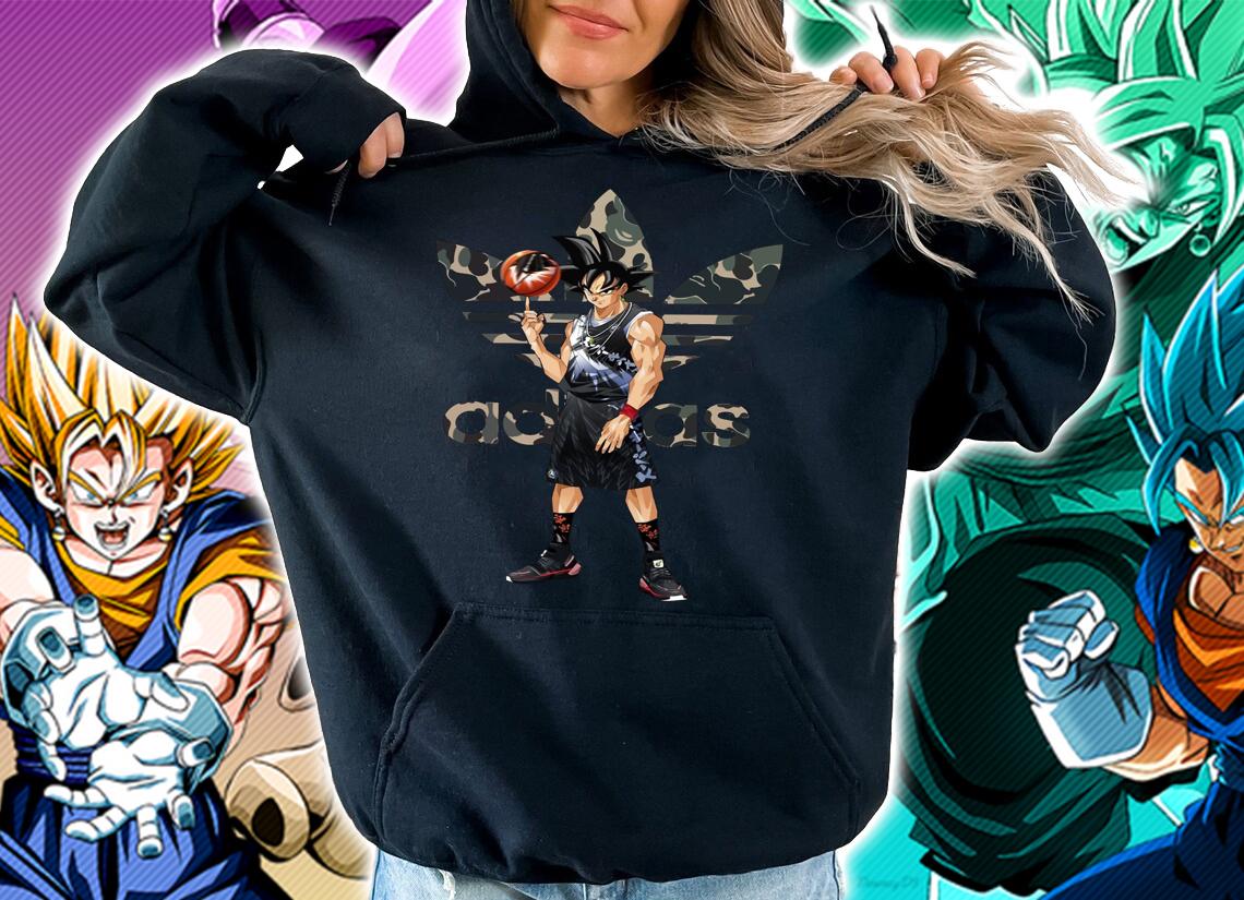 Logo adidas Son Goku Dragon Ball Fashion t-shirt hoodie
