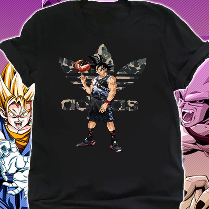 Logo adidas Son Goku Dragon Ball Fashion t-shirt
