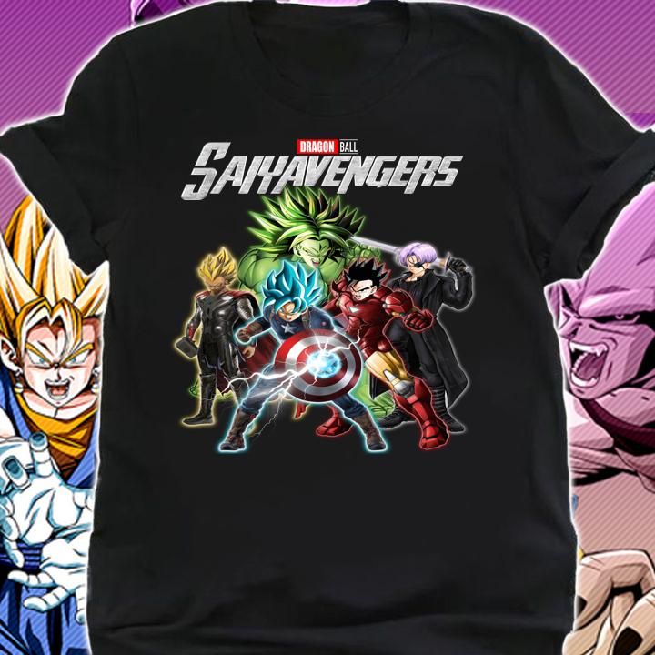 Dragon Ball Saiyavengers Super Saiyan The Avengers Marvel Studios T-shirt