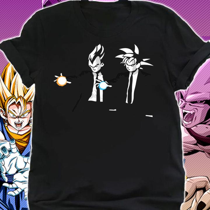 Dragon Ball Z Goku And Vegeta Parody Pulp Fiction Z T-shirt