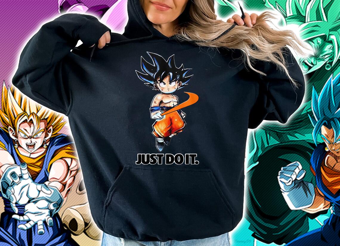 Logo Nike DBZ Dragon Ball Goku Kid Just Do It t-shirt hoodie