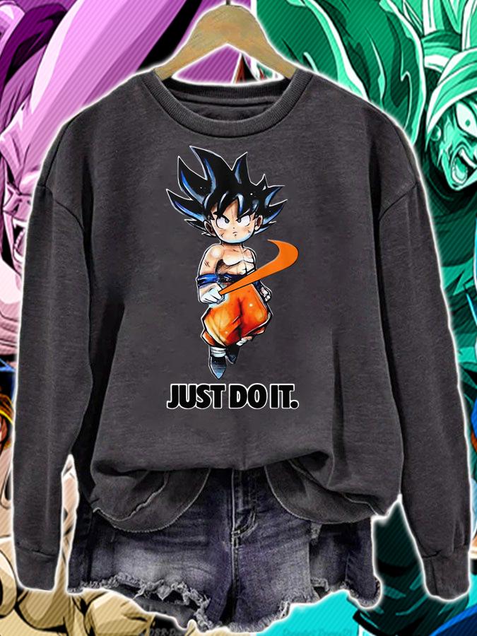 Logo Nike DBZ Dragon Ball Goku Kid Just Do It t-shirt sweatshirt