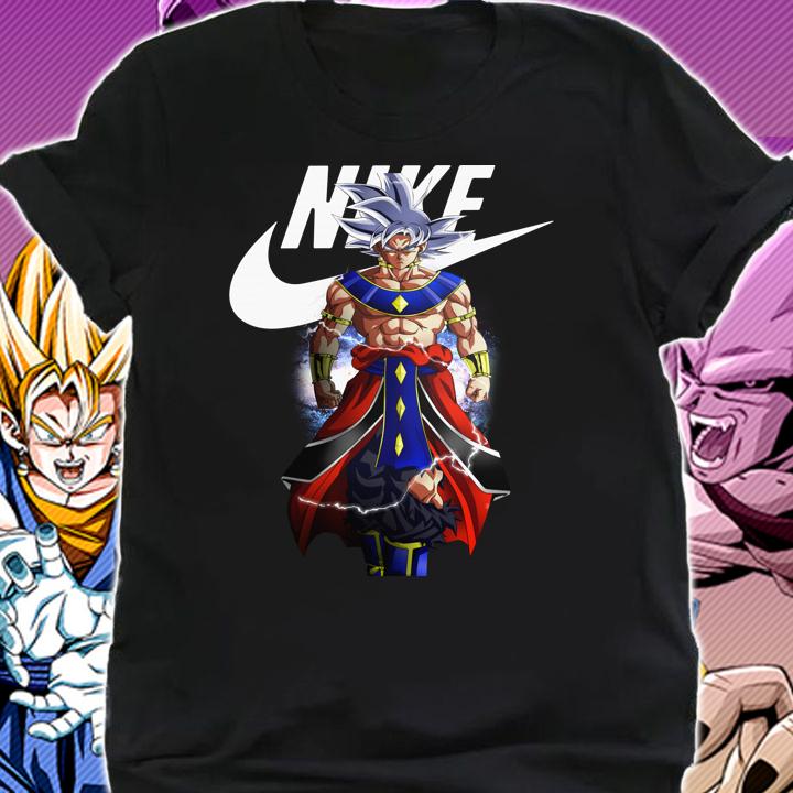 Logo Nike Goku Ultra Instinct Parody God Of Destruction Dragon Ball Super t-shirt