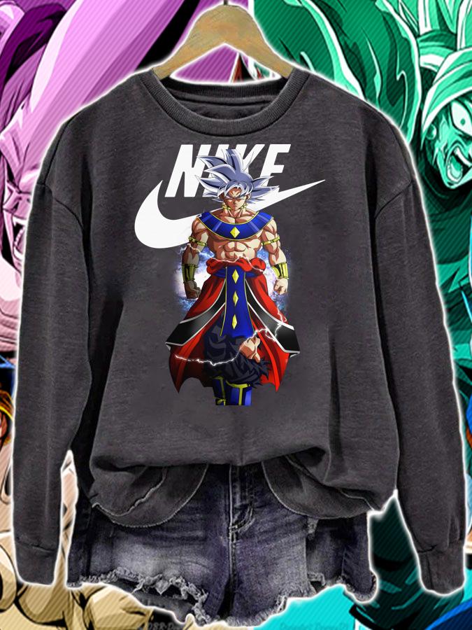 Logo Nike Goku Ultra Instinct Parody God Of Destruction Dragon Ball Super t-shirt sweatshirt