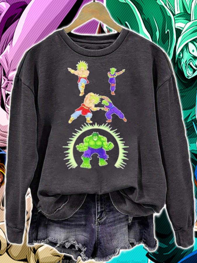 Broly Piccolo Hulk Avengers Marvel Dragon Ball T-shirt sweatshirt