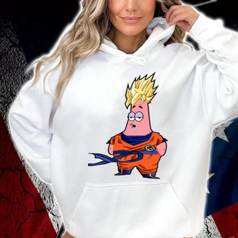 Patrick Star X Son Goku Dragon Ball Z SpongeBob Super Saiyan t-shirt hoodie