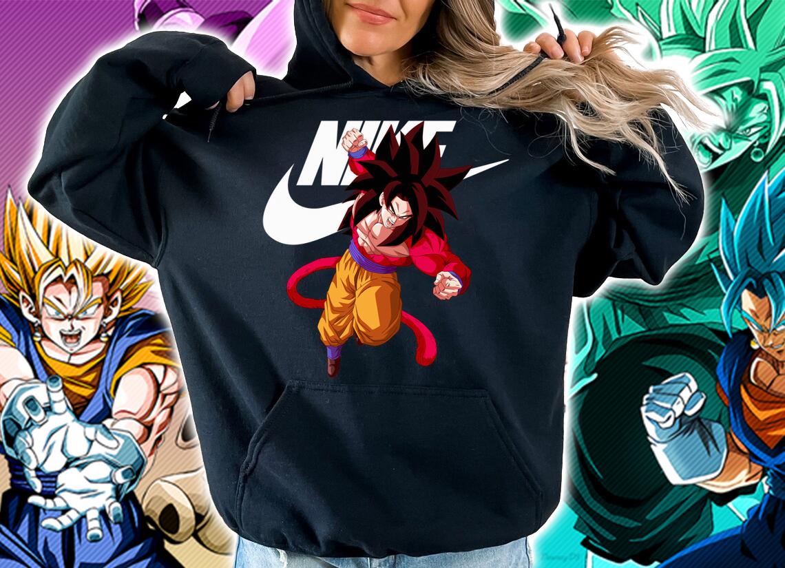 Logo Nike Son Goku Dragon Ball GT Super Saiyan T-shirt hoodie