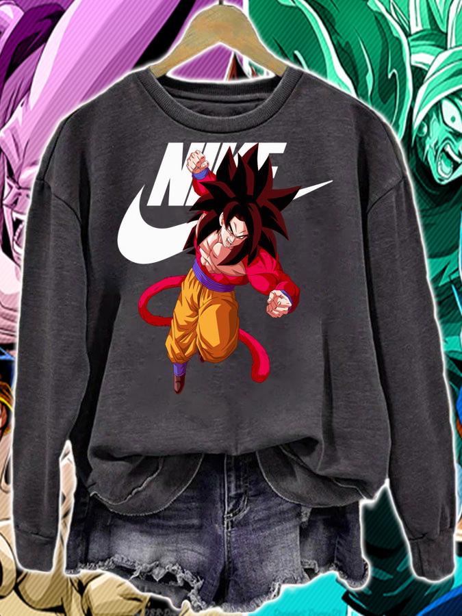 Logo Nike Son Goku Dragon Ball GT Super Saiyan T-shirt sweatshirt