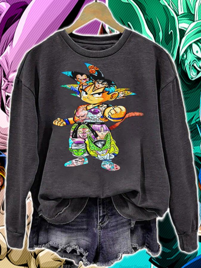 All Characters Inside Kid Goku Dragon Ball T-shirt sweatshirt