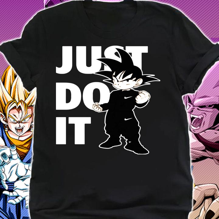 Logo Nike Just Do It Kid Goku Dragon Ball Z T-shirt