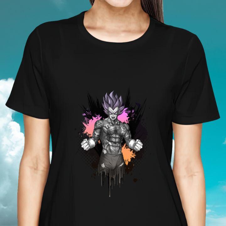 Vegeta Tattoo Shirt Dragon Ball Z woman shirt