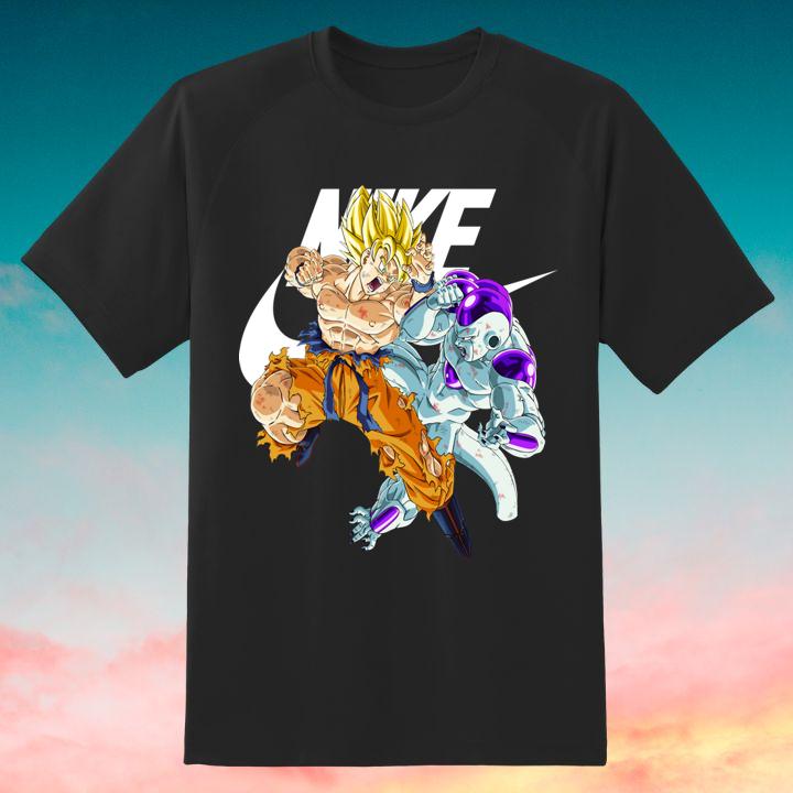 Nike Son Goku Vs Frieza Dragon Ball Z Fighting T-Shirt