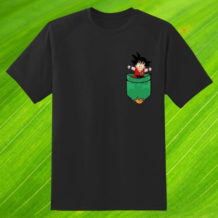 Dragon Ball Z Son Goku In Tiny Pocket T-Shirt